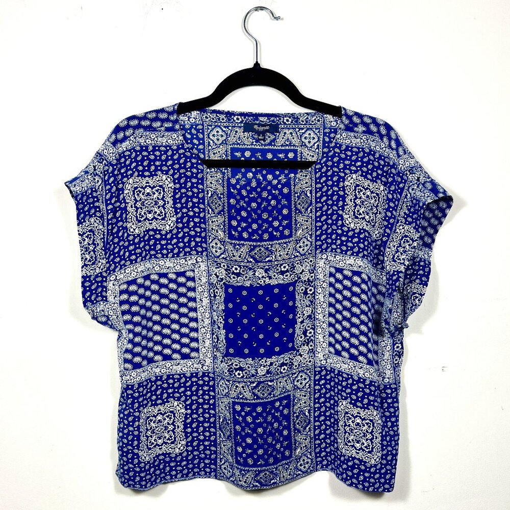 Madewell silk Kyoto top Size S